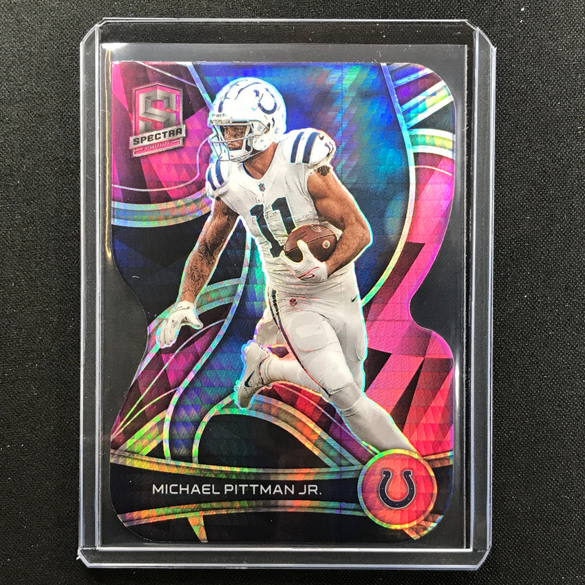 2022 Spectra MICHAEL PITTMAN JR Die Cut Neon Pink 19/20