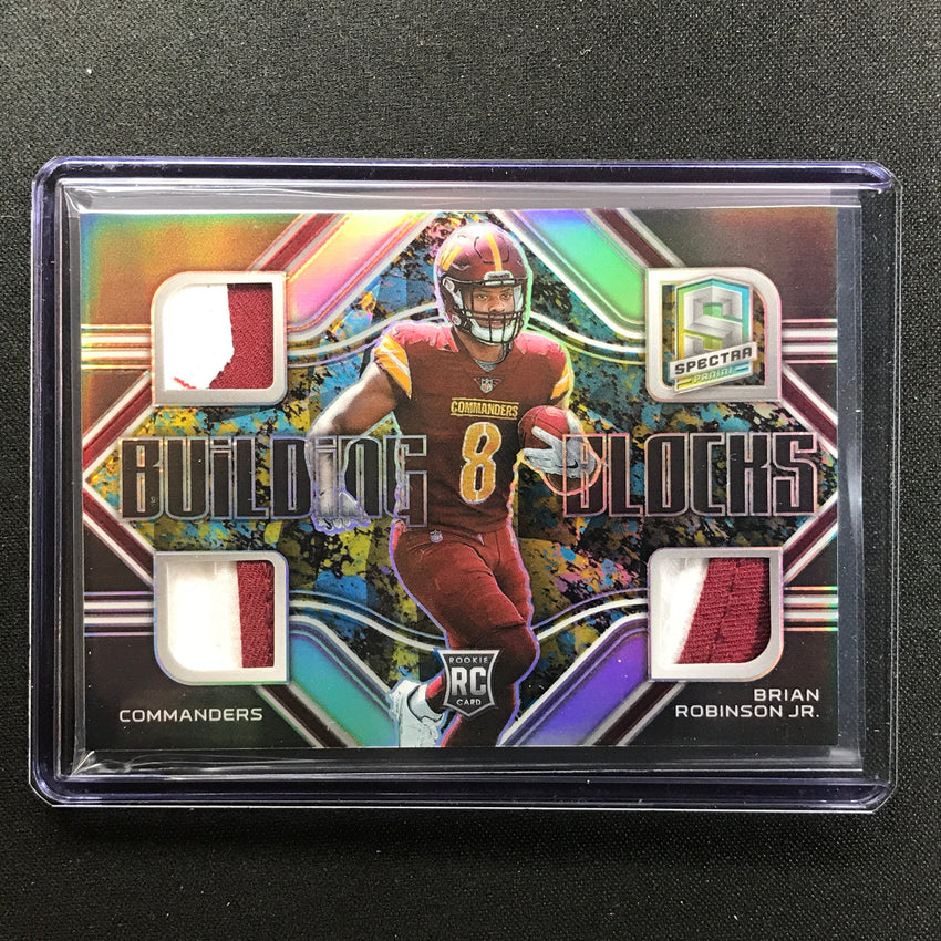2022 Spectra BRIAN ROBINSON Building Blocks Triple Relic Rookie 6/8