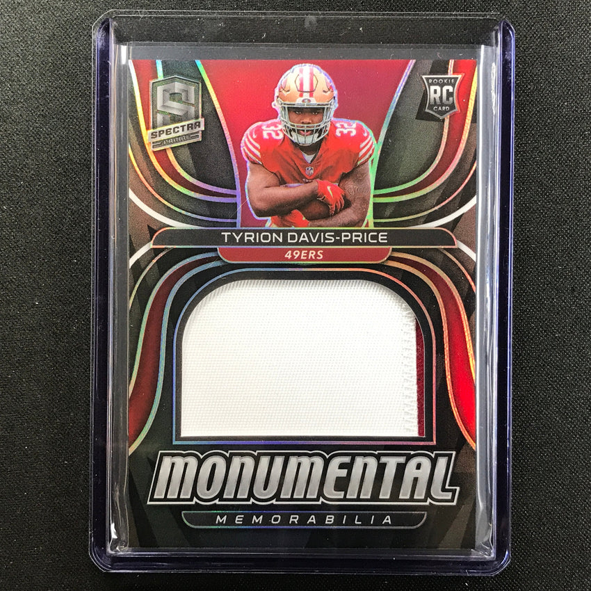 2022 Spectra TYRION DAVIS-PRICE Rookie Monumental Patch 53/99