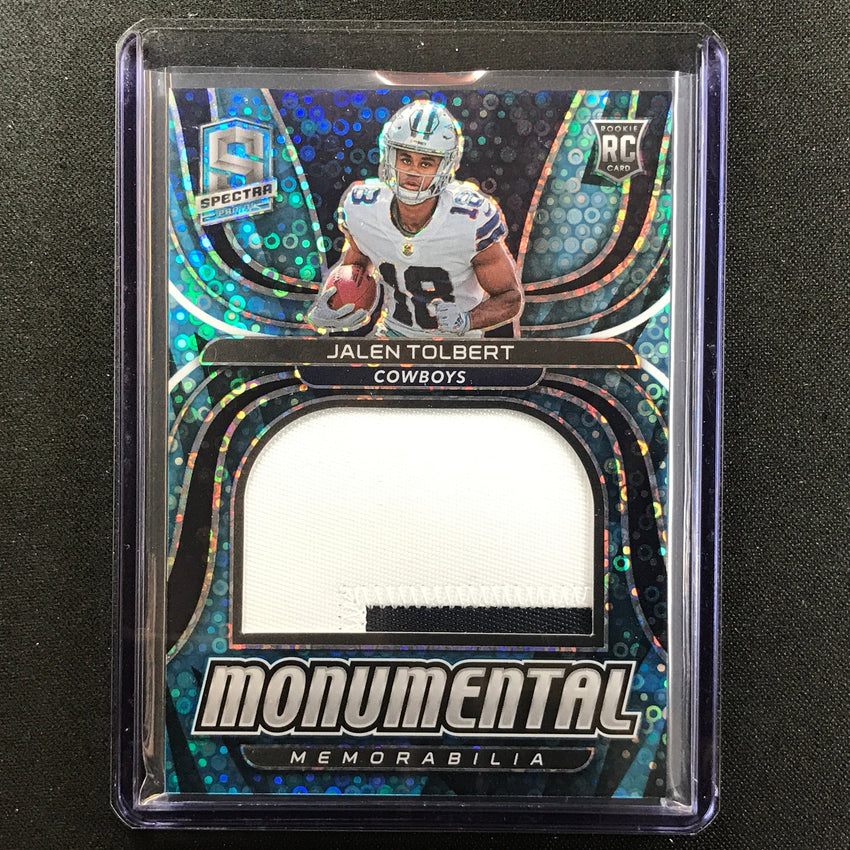 2022 Spectra JALEN TOLBERT Rookie Monumental Patch 33/60