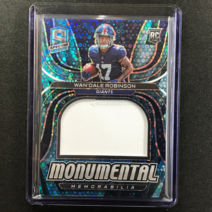 2022 Spectra Wandale Robinson Rookie Monumental Patch 22/60