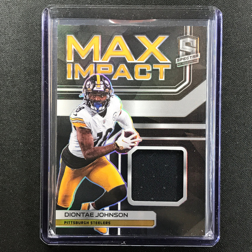 2022 Spectra Diontae Johnson Max Impact Relic 6/99