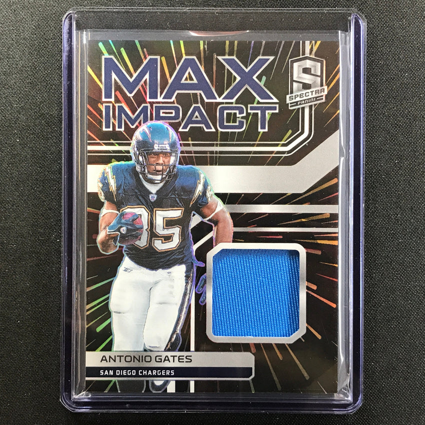 2022 Spectra Antonio Gates Max Impact Relic 31/75