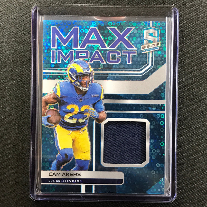 2022 Spectra Cam Akers Max Impact Relic 38/60