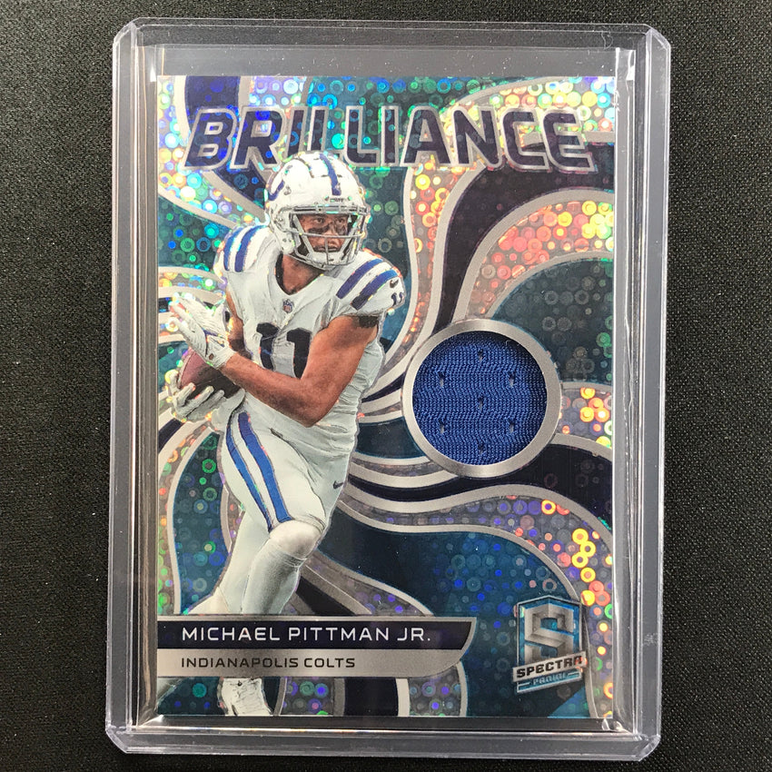 2022 Spectra Michael Pittman Jr Brilliance Relic 31/60