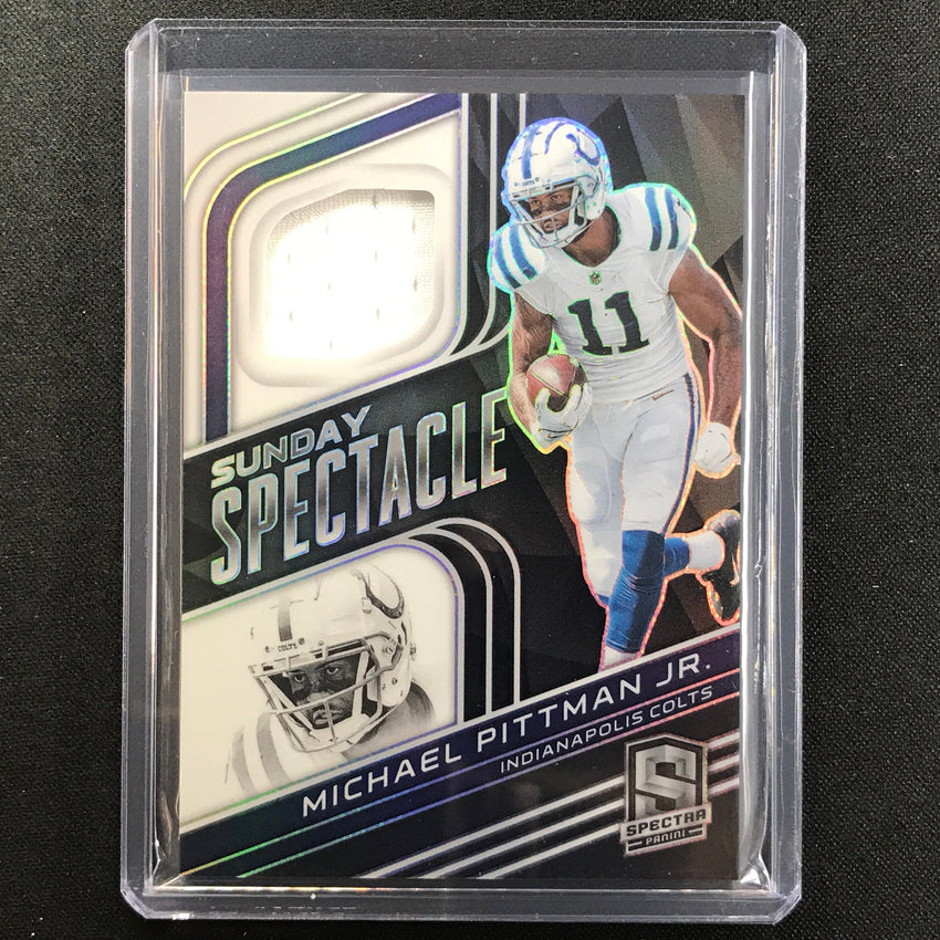 2022 Spectra Michael Pittman Jr Sunday Spectacle Relic 25/99
