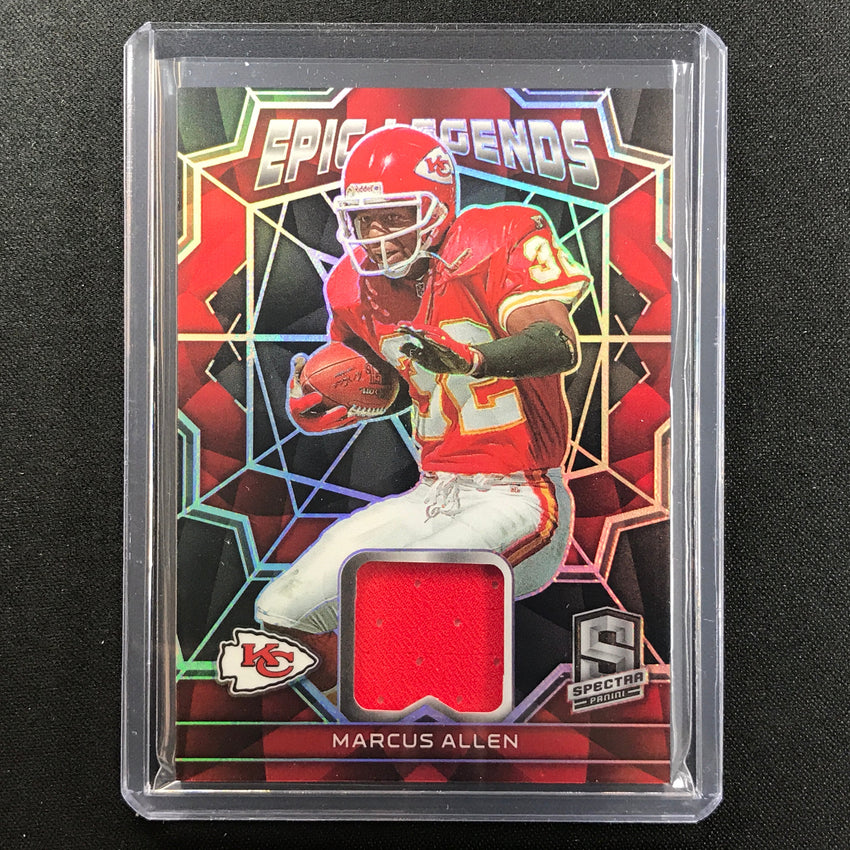 2022 Spectra Marcus Allen Epic Legends Relic 2/99