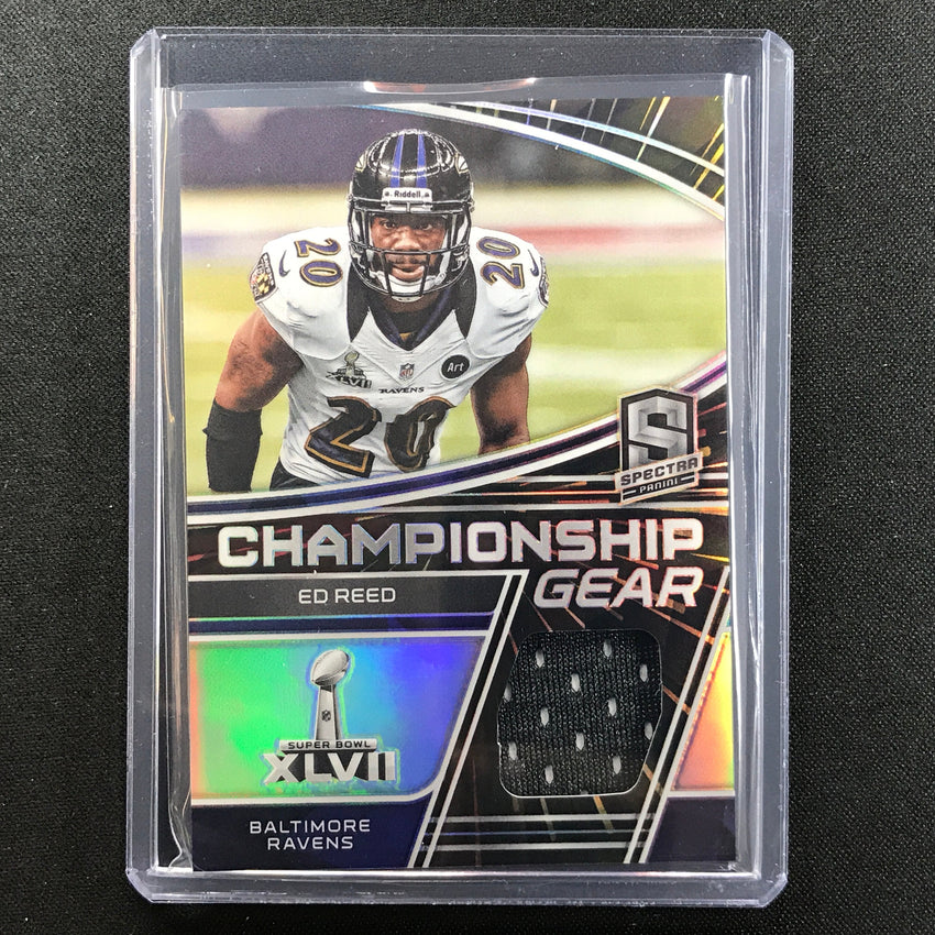 2022 Spectra Ed Reed Championship Gear Relic 71/75