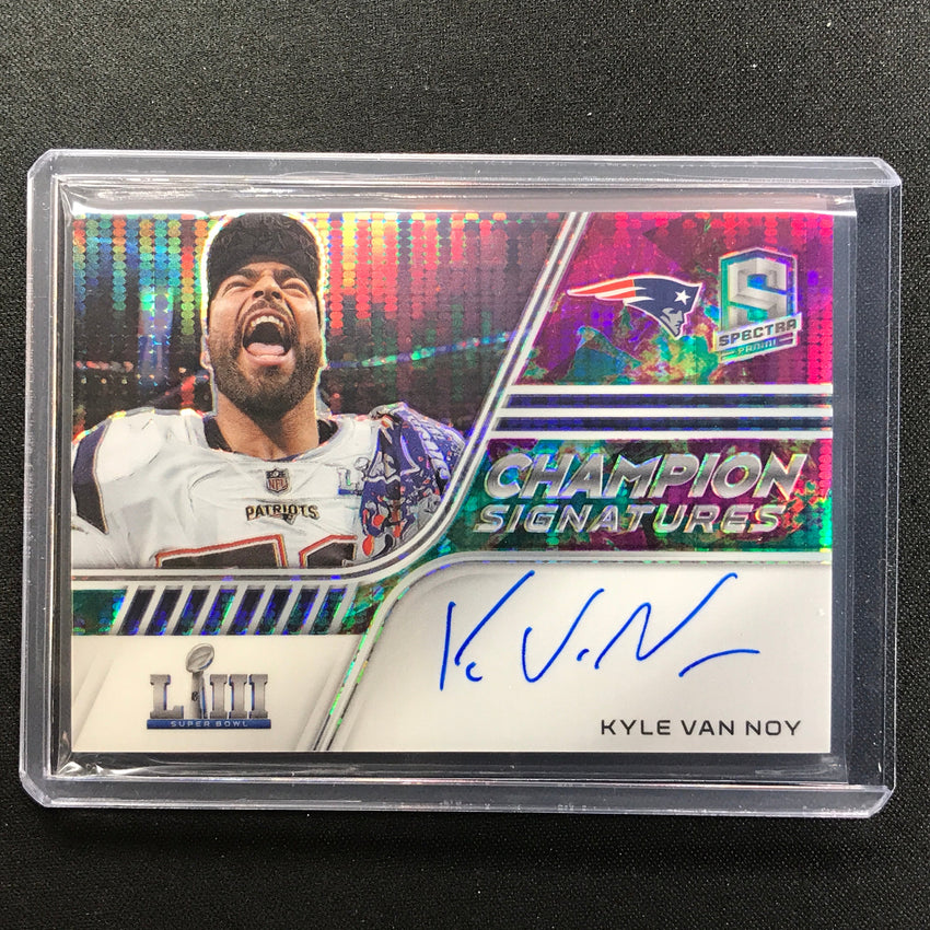 2022 Spectra Kyle Van Noy Champion Signatures Auto 27/99
