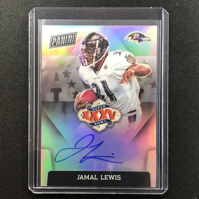2022 Spectra Jamal Lewis Super Bowl Autographs No Jl
