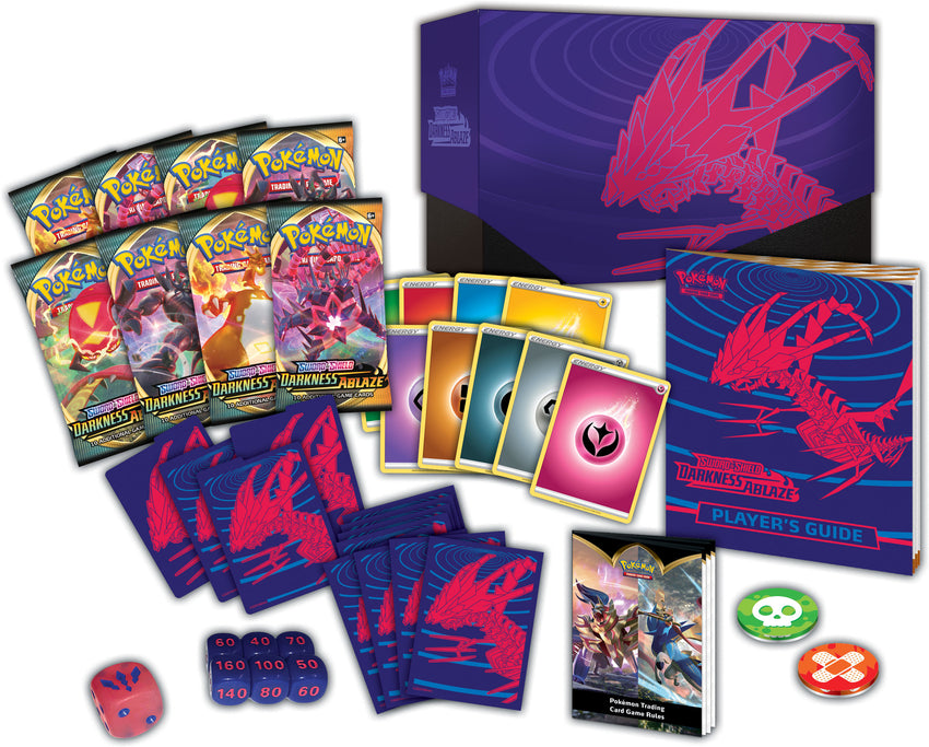 Pokemon TCG Sword and Shield Darkness Ablaze Elite Trainer Box-Cherry Collectables