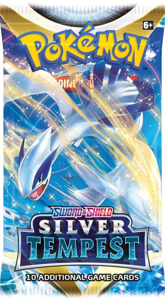 Pokemon TCG SWSH12 Sword & Shield Silver Tempest Booster Pack Cherry Collectables Pokemon TCG SWSH12 Sword & Shield Silver Tempest Booster Pack Cherry Collectables