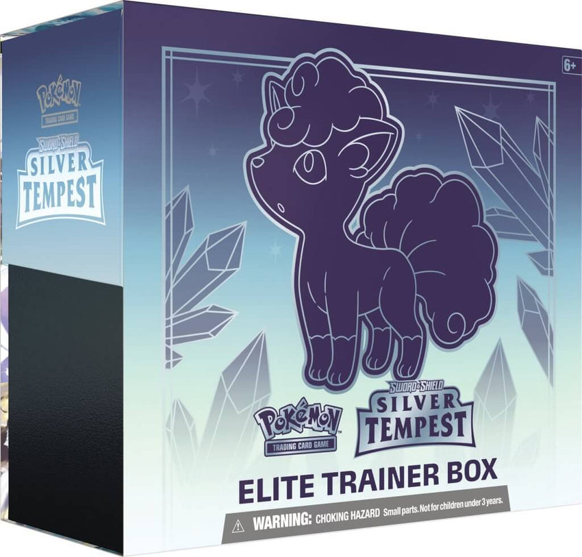 Pokemon TCG Sword and Shield Silver Tempest Elite Trainer Box