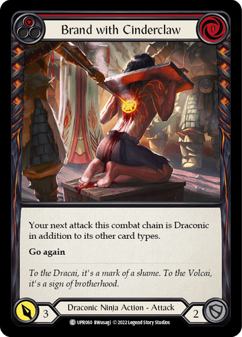 Brand with Cinderclaw (Red) - UPR060 - Common Uprising