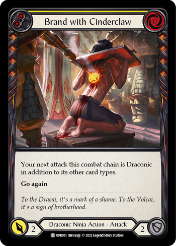 Brand with Cinderclaw (Yellow) - UPR061 - Common Uprising