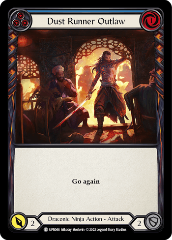 Dust Runner Outlaw (Blue) - UPR068 - Common Uprising