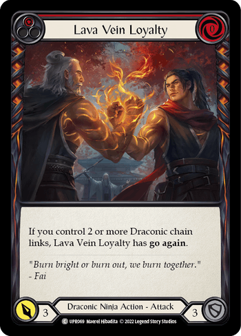Lava Vein Loyalty (Red) - UPR069 - Common Uprising