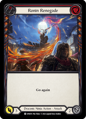 Ronin Renegade (Red) - UPR078 - Common Uprising