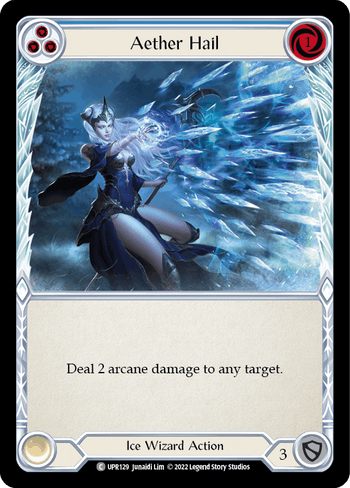 Aether Hail (Blue) - UPR129 - Common Uprising