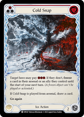 Cold Snap (Red) - UPR147 - Common Uprising