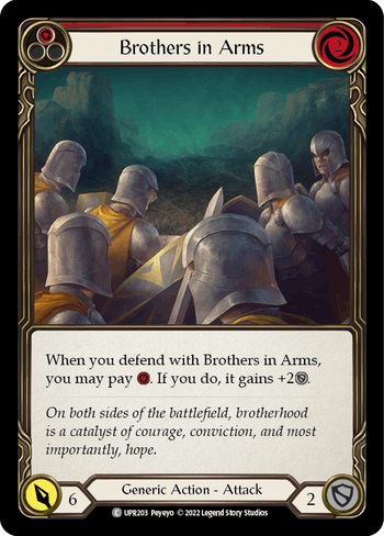 Brothers in Arms (Red) - UPR203 - Common Uprising