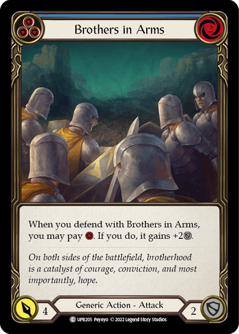 Brothers in Arms (Blue) - UPR205 - Common Uprising