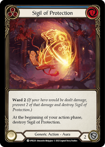 Sigil of Protection (Blue) - UPR220 - Common Uprising