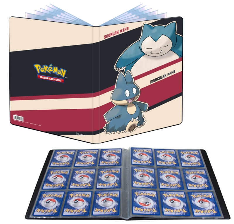 Ultra Pro Snorlax 9 Pocket Pokemon 180 card Folder