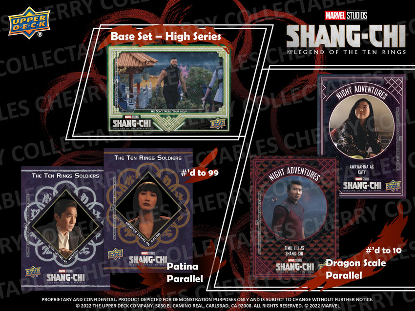 Upper Deck Marvel Studios Shang-Chi And The Legend Of The Ten Rings Hobby Box (Pre Order Mar 22)-Non Sport Trading Cards-Cherry