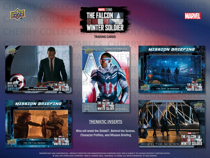 Upper Deck Marvel Studios The Falcon and the Winter Soldier Hobby Pack (Pre Order Jan 18)-Non Sport Trading Cards-Cherry