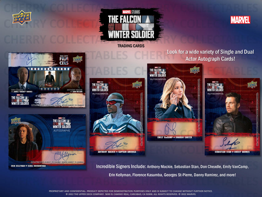 Upper Deck Marvel Studios The Falcon and the Winter Soldier Hobby Pack (Pre Order Jan 18)-Non Sport Trading Cards-Cherry