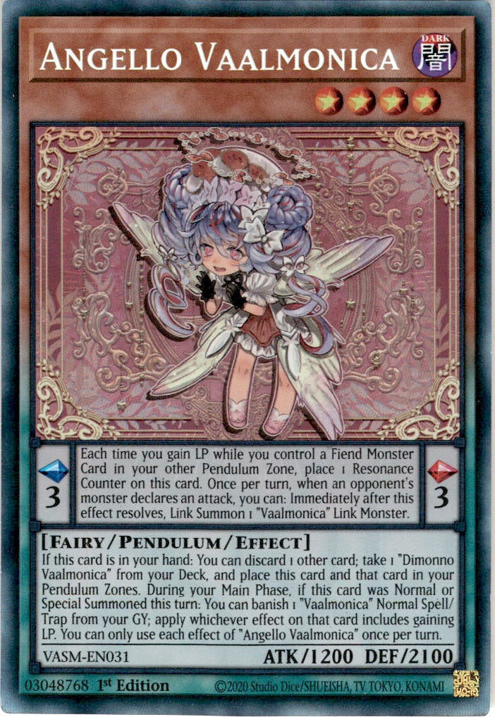 Angello Vaalmonica - VASM-EN031 - Collector's Rare 1st Edition