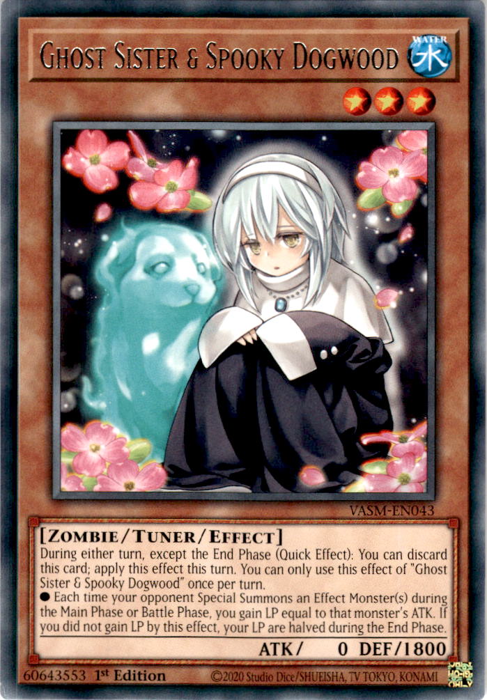 Ghost Sister & Spooky Dogwood - VASM-EN043 - Rare 1st Edition