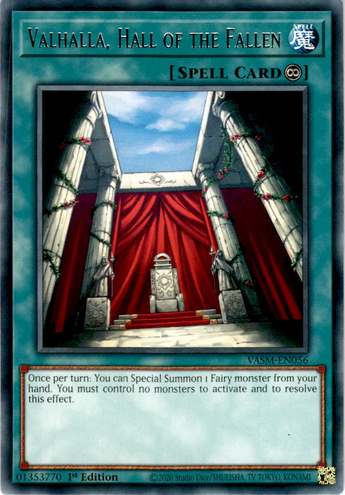 Valhalla, Hall of the Fallen - VASM-EN056 - Rare 1st Edition
