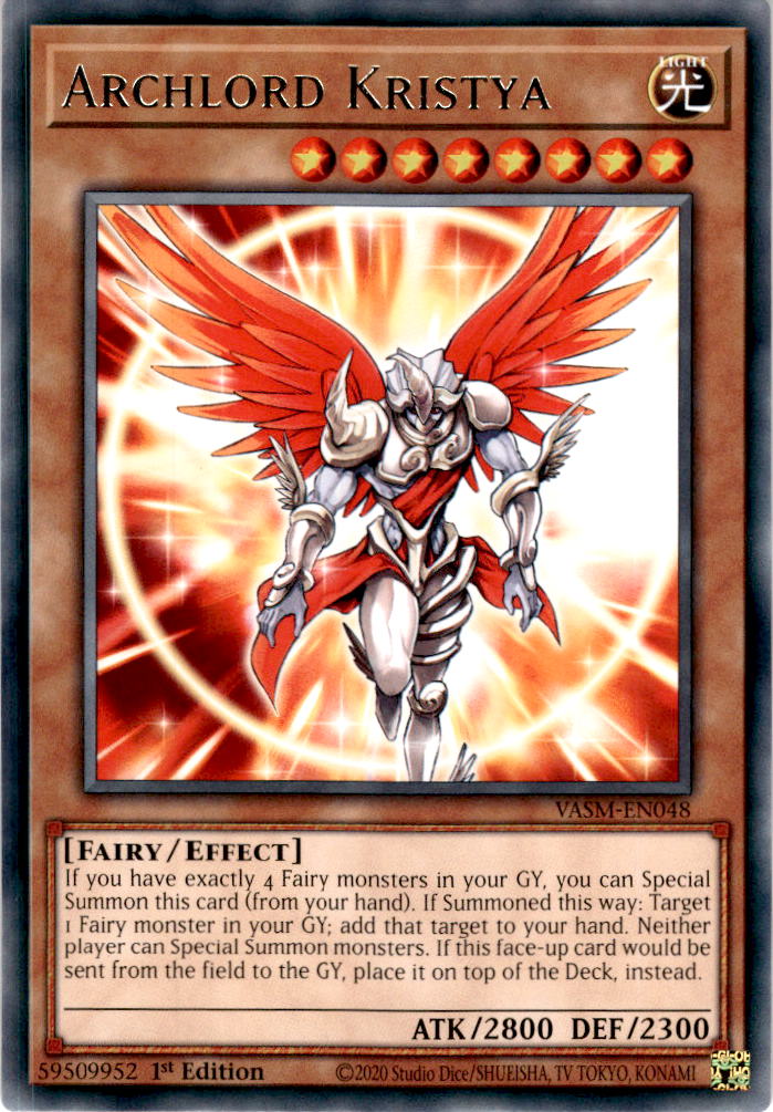 Archlord Kristya - VASM-EN048 - Rare 1st Edition