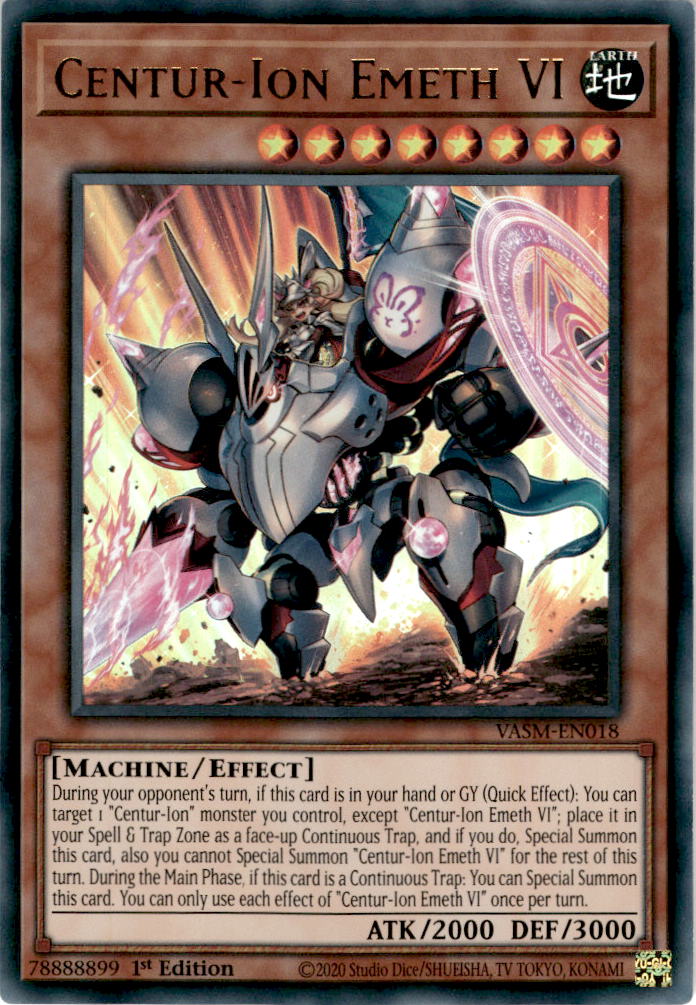 Centur-Ion Emeth VI - VASM-EN018 - Ultra Rare 1st Edition