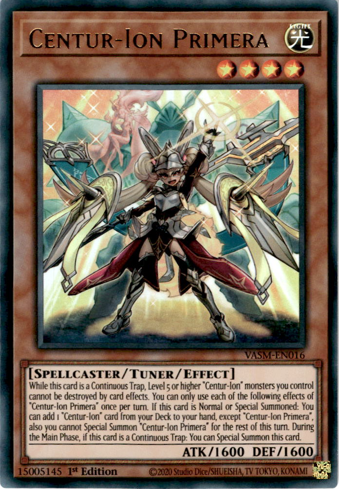 Centur-Ion Primera - VASM-EN016 - Ultra Rare 1st Edition