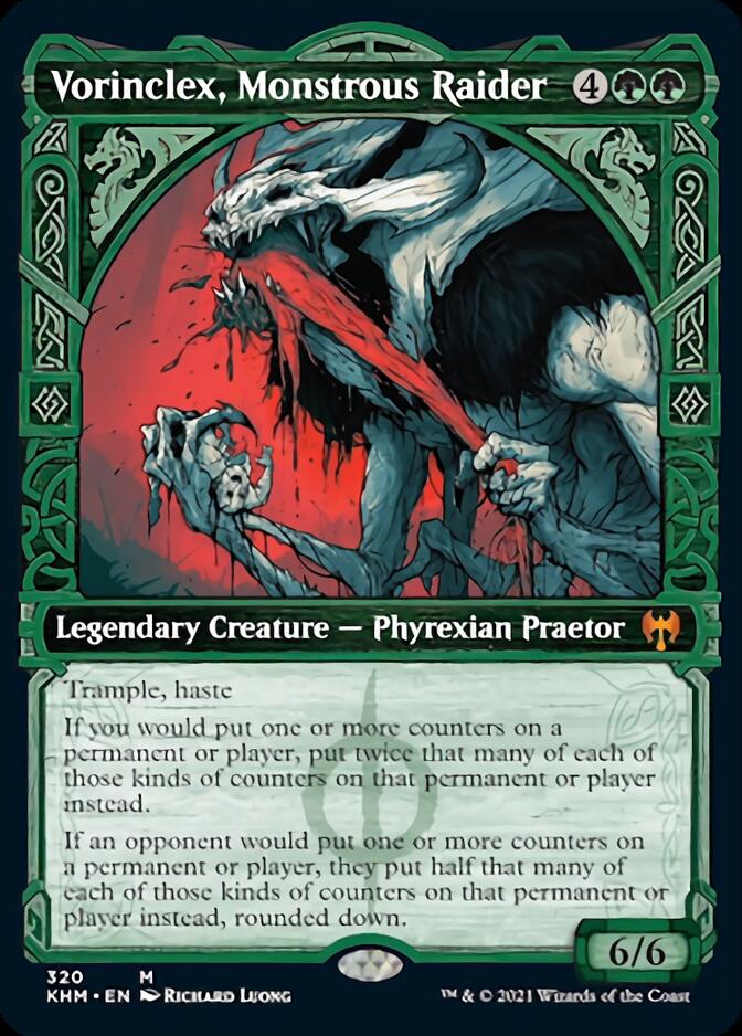Foil Vorinclex Monstrous Raider 320 - Showcase - Kaldheim