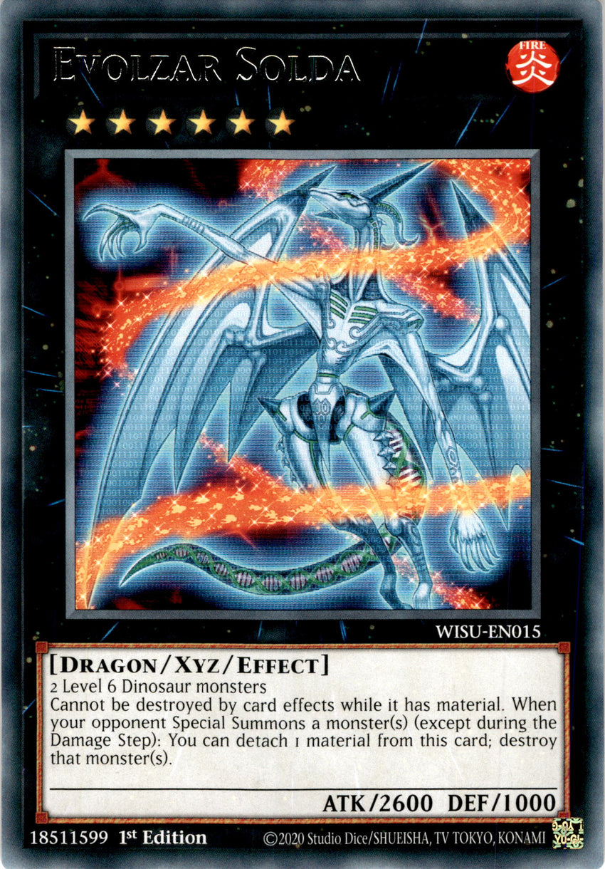Evolzar Solda - WISU-EN015 - Rare 1st Edition