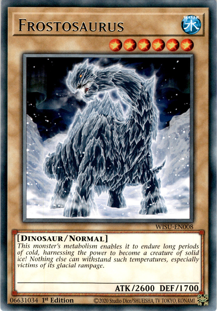 Frostosaurus - WISU-EN008 - Rare 1st Edition