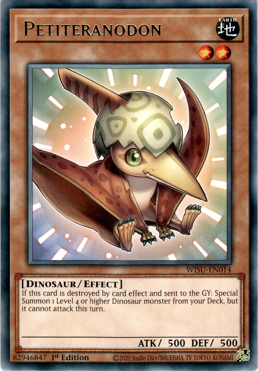 Petiteranodon - WISU-EN014 - Rare 1st Edition