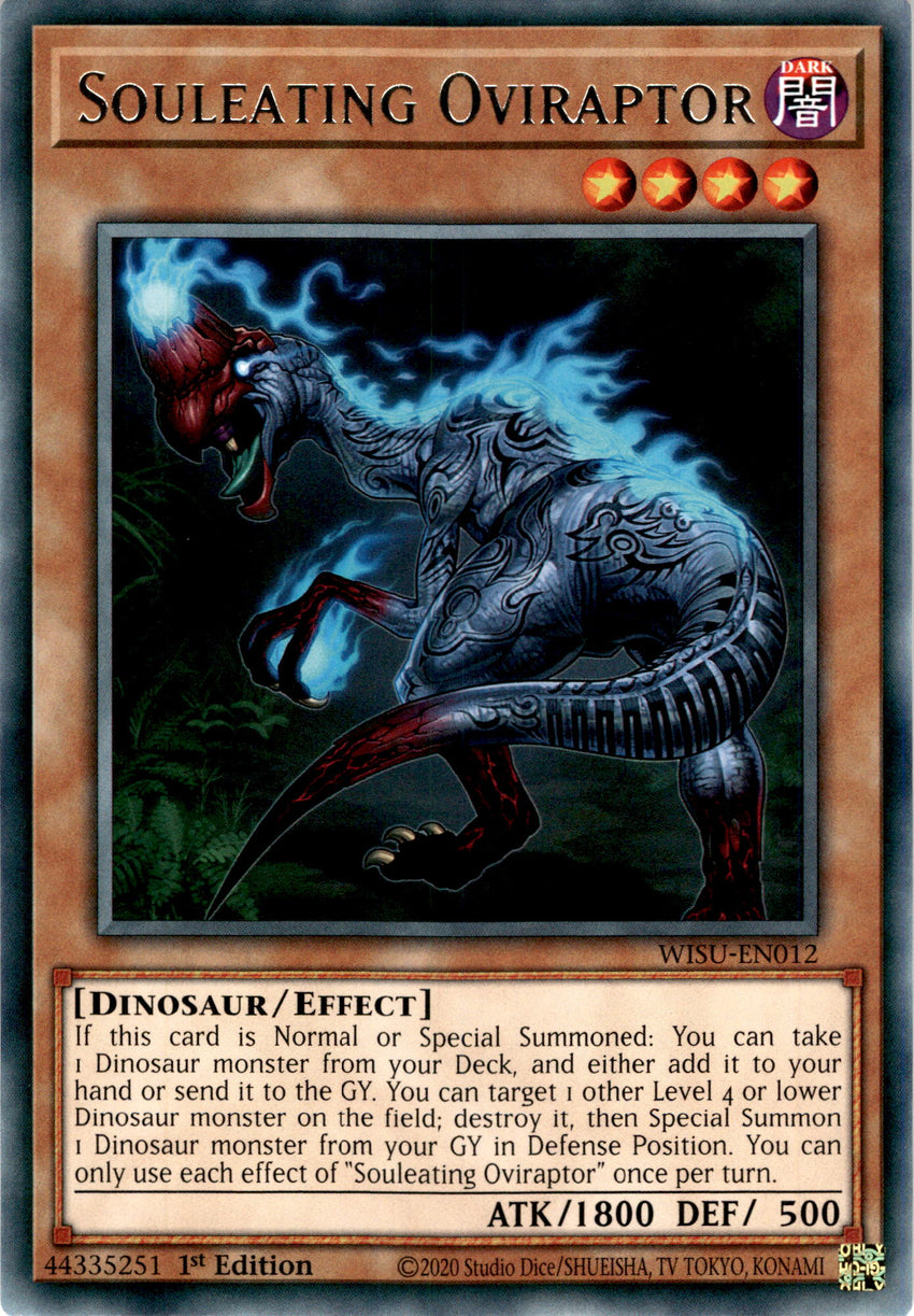 Souleating Oviraptor - WISU-EN012 - Rare 1st Edition