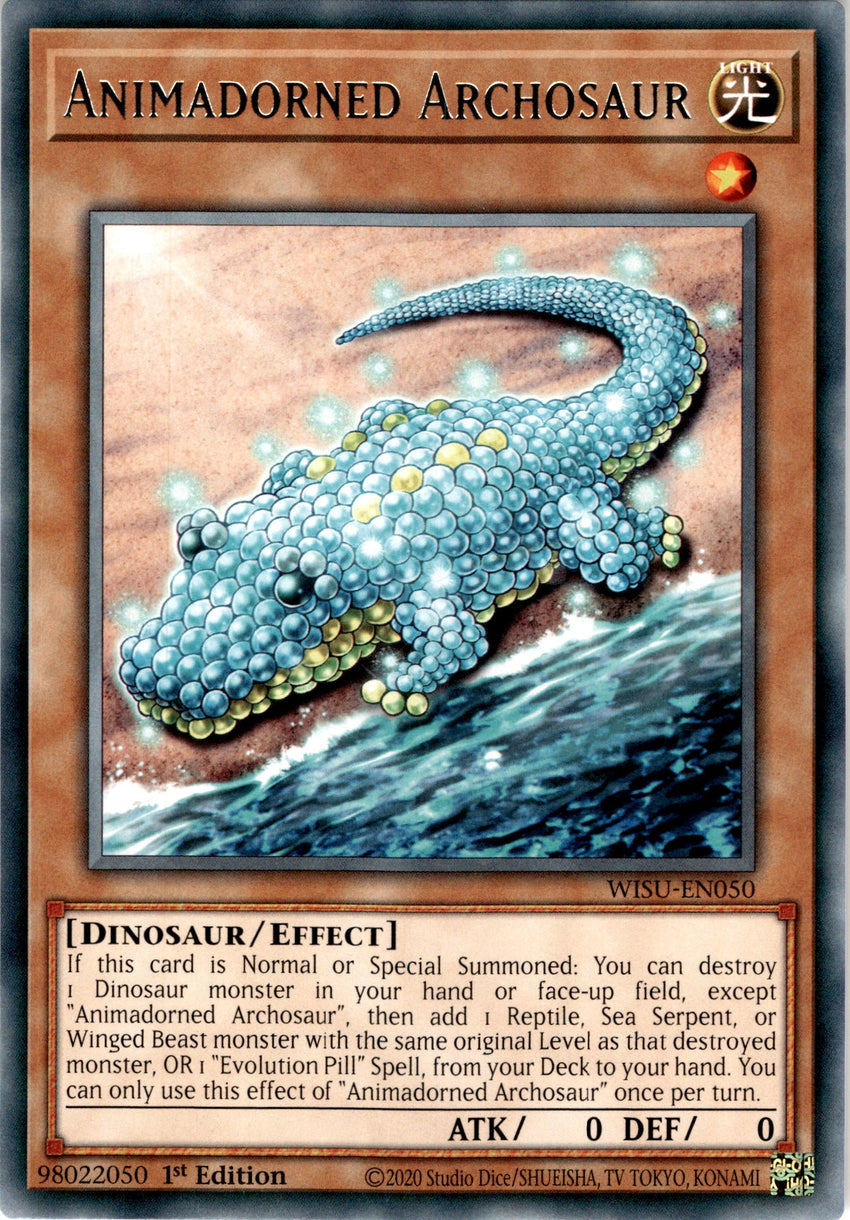 Animadorned Archosaur - WISU-EN050 - Rare 1st Edition