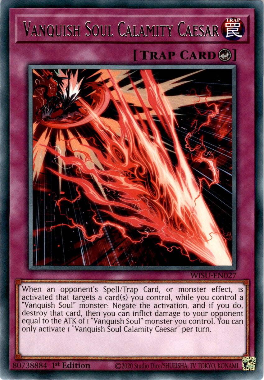 Vanquish Soul Calamity Caesar - WISU-EN027 - Rare 1st Edition