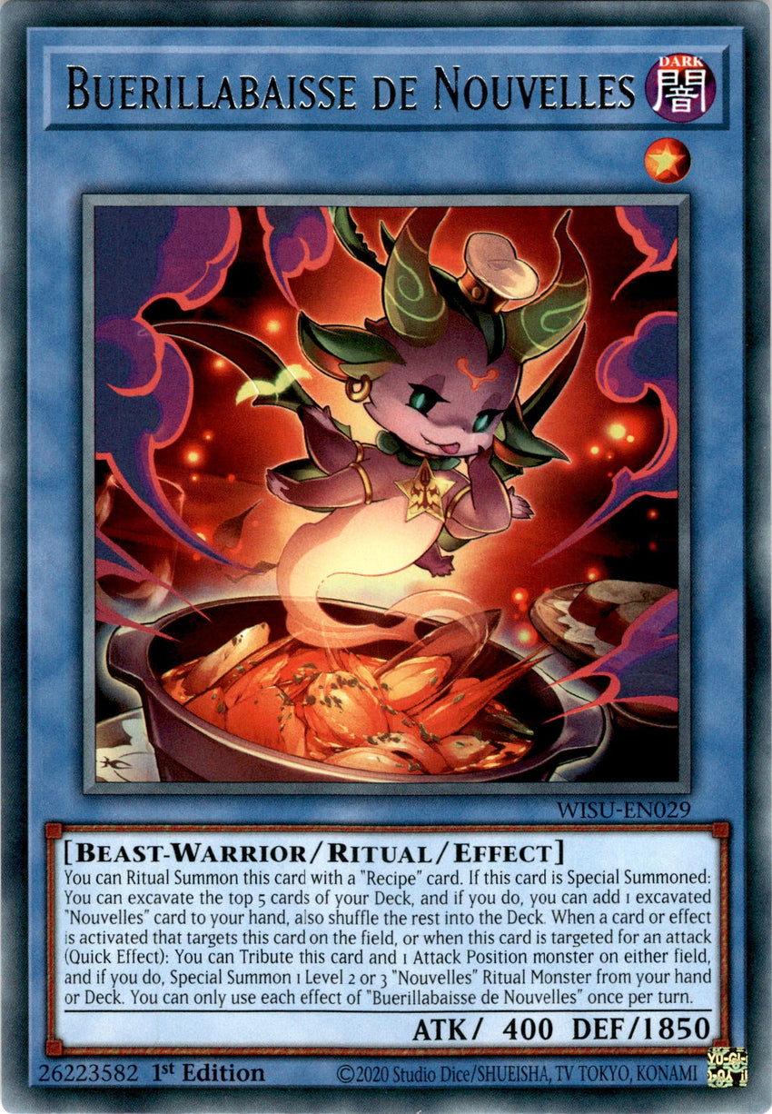 Buerillabaisse de Nouvelles - WISU-EN029 - Rare 1st Edition