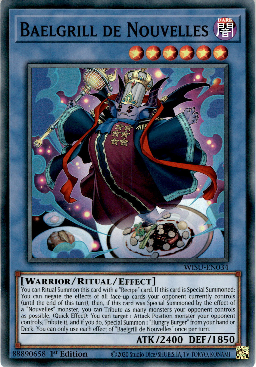 Baelgrill de Nouvelles - WISU-EN034 - Super Rare 1st Edition