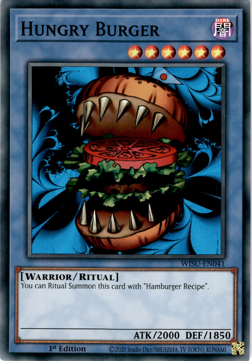 Hungry Burger - WISU-EN041 - Super Rare 1st Edition