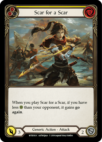 Scar for a Scar (Yellow) - UPR210 - Common Uprising