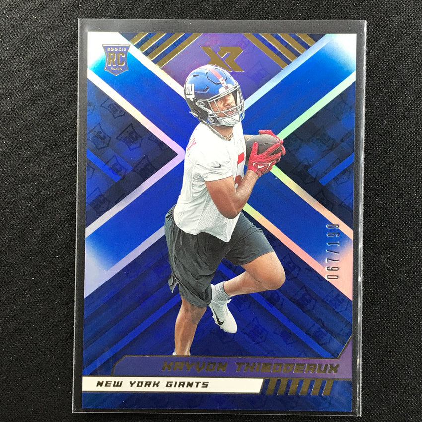 2022 Xr Kayvon Thibodeaux Rookie Blue Base 67/199