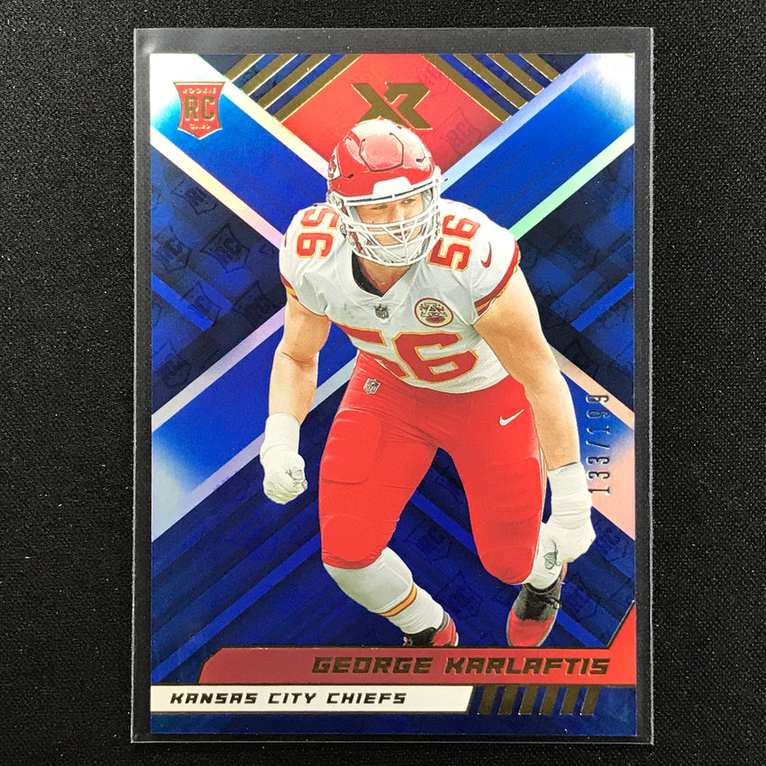 2022 Xr George Karlaftis Rookie Blue Base 133/199